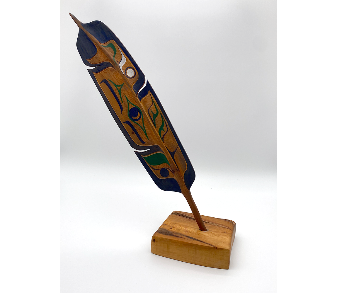 Blue Thunder Feather (Seahawks) - Micah McCarty